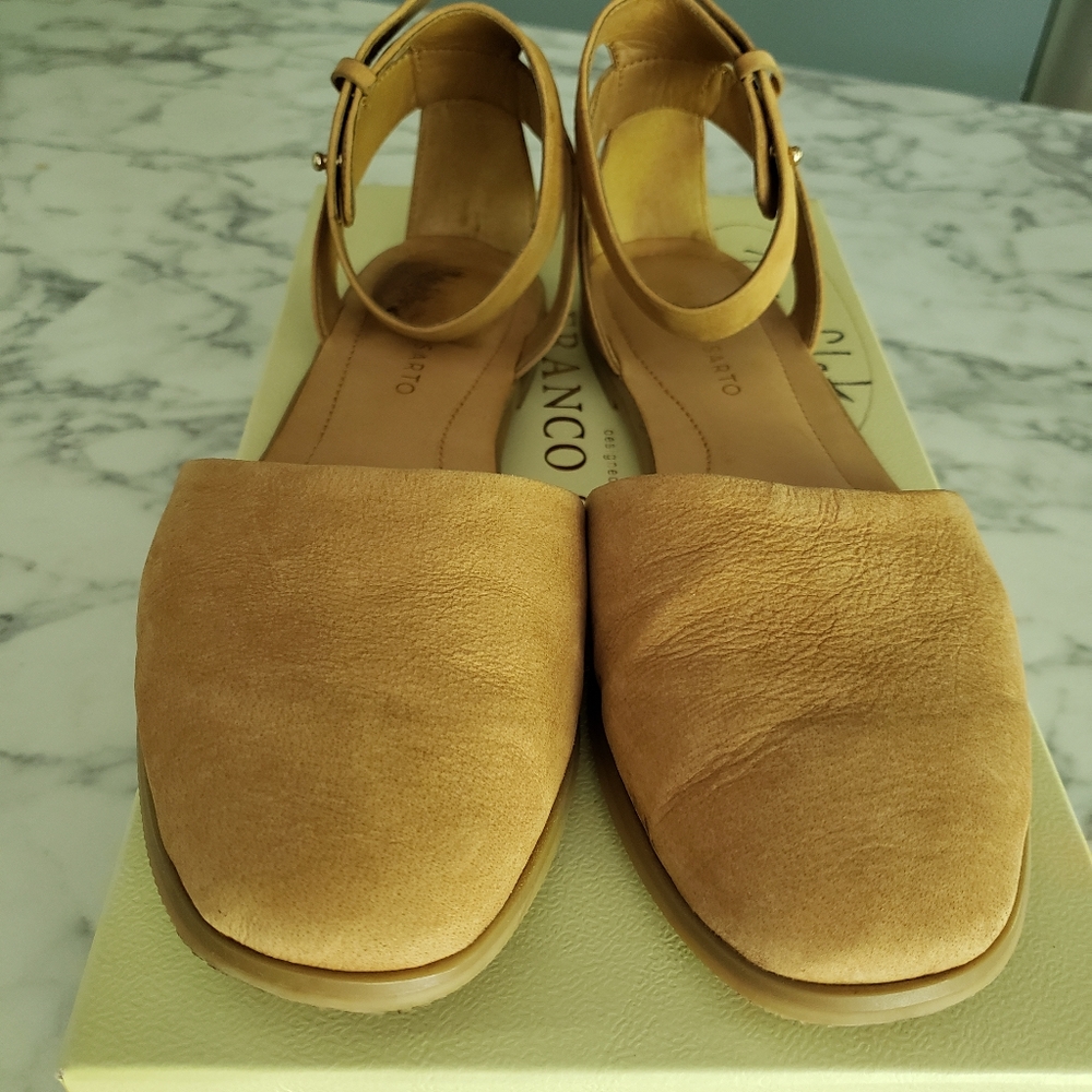 Franco Sarto brown flats
